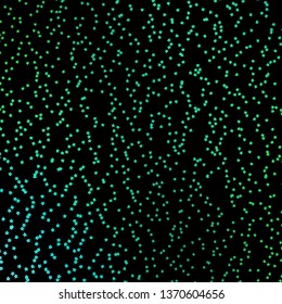 Dark Green vector pattern with abstract stars. Blur decorative design in simple style with stars. Pattern for wrapping gifts.
