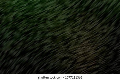 Dark Green vector pattern with bent lines. Modern gradient abstract illustration with bandy lines. Textured wave pattern for backgrounds.