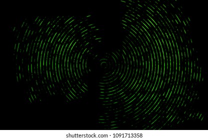 Dark Green vector pattern with bent ribbons. Shining crooked illustration in marble style. Marble style for your business design.