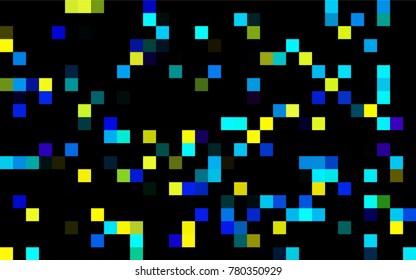 Dark Green vector pattern. Brand-new rectangular template. Shining geometric sample. Repeating theme with rectangular shapes. Texture for your design.