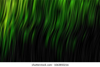Dark Green vector pattern with bubble shapes. Shining crooked illustration in marble style. Textured wave pattern for backgrounds.