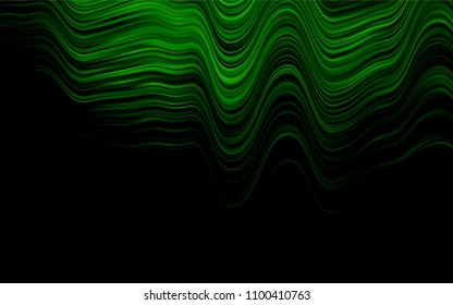 Dark Green vector pattern with bubble shapes. An elegant bright illustration with gradient. The elegant pattern for brand book.