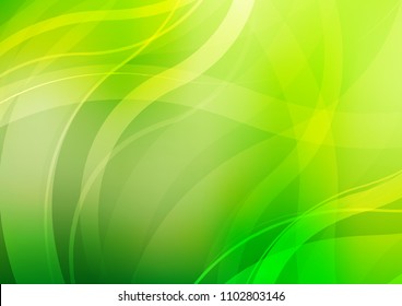 Dark Green vector pattern with bubble shapes. An elegant bright illustration with gradient. Marble style for your business design.