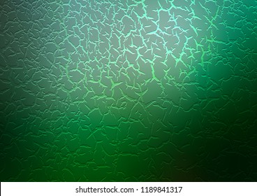Dark Green vector pattern with bubble shapes. Creative geometric illustration in marble style with gradient. A completely new marble design for your business.
