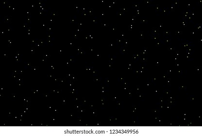 Dark Green vector pattern with christmas stars. Blurred decorative design in simple style with stars. Best design for your ad, poster, banner.
