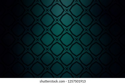 Dark Green vector pattern with christmas stars. Shining colored illustration with stars. Best design for your ad, poster, banner.