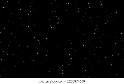 Dark Green vector pattern with christmas stars. Decorative shining illustration with stars on abstract template. The pattern can be used for new year ad, booklets.