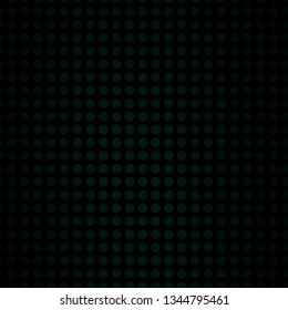 Dark Green vector pattern with circles. Abstract decorative design in gradient style with bubbles. Pattern for booklets, leaflets.