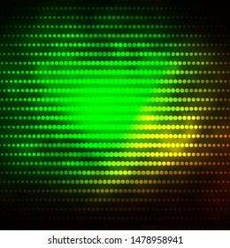 Dark Green vector pattern with circles. Abstract illustration with colorful spots in nature style. Pattern for websites, landing pages.