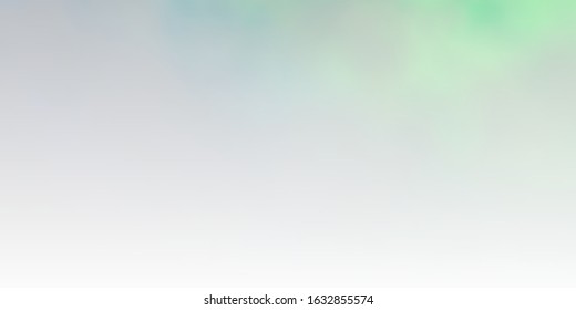 Dark Green vector pattern with clouds. Shining illustration with abstract gradient clouds. Beautiful layout for uidesign.