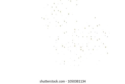 Dark Green vector pattern with Digit symbols. Colored mathematic signs with gradient on white background. The pattern can be used for school, grammar websites.