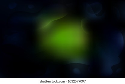 Dark Green vector pattern with lamp shapes. Brand-new colored illustration in memphis style with gradient. The elegant pattern for brand book.