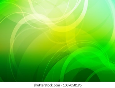 Dark Green vector pattern with lamp shapes. Geometric illustration in marble style with gradient.  New composition for your brand book.