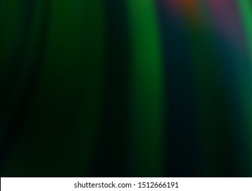 Dark Green vector pattern with lamp shapes. Creative geometric illustration in marble style with gradient. The template for cell phone backgrounds.