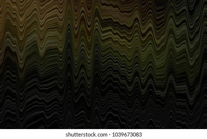 Dark Green vector pattern with lava shapes. Colorful illustration in abstract marble style with gradient. A completely new template for your business design.