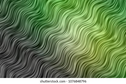 Dark Green vector pattern with lava shapes. Creative illustration in halftone marble style with gradient. Marble style for your business design.