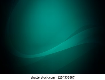 Dark Green vector pattern with lava shapes. Creative illustration in halftone marble style with gradient. The template for cell phone backgrounds.