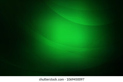 Dark Green vector pattern with lines, ovals. Geometric illustration in marble style with gradient.  A completely new memphis design for your business.