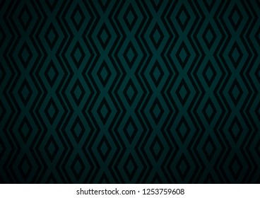 Dark Green vector pattern with lines, rectangles. Glitter abstract illustration with colorful lines, rhombuses. Pattern for ads, posters, banners.