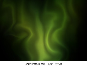 Dark Green vector pattern with lines, ovals. An elegant bright illustration with gradient. Marble style for your business design.