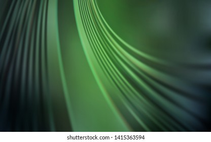 Dark Green vector pattern with lines. Colorful illustration in abstract style with gradient. Abstract style for your business design.