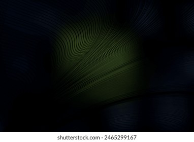 Dark Green vector pattern with lines. An elegant bright illustration with gradient lines. Elegant pattern for a brand book.