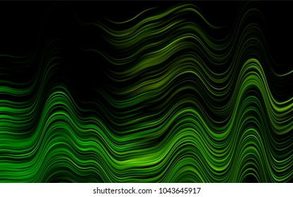 Dark Green vector pattern with liquid shapes. Brand-new colored illustration in marble style with gradient. The best blurred design for your business.