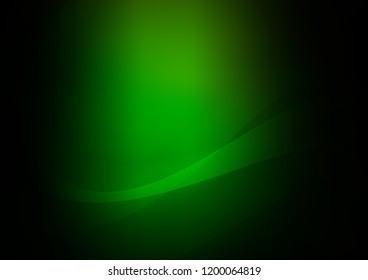Dark Green vector pattern with liquid shapes. Brand new colored illustration in marble style with gradient. Marble style for your business design.