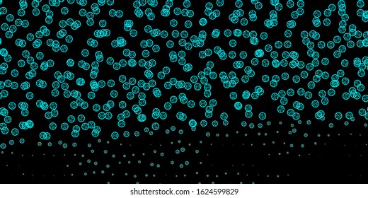 Dark Green vector pattern with magic elements. Colorful vintage illustration with gradient alchemy shapes. Simple design for occult depiction.