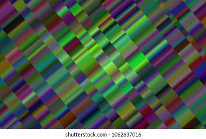 Dark Green vector pattern with narrow lines. Lines on blurred abstract background with gradient. Best design for your ad, poster, banner.