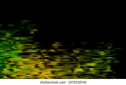 Dark Green vector pattern with narrow lines. Shining colored illustration with narrow lines. The pattern can be used for websites.