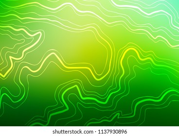 Dark Green vector pattern with narrow lines. Blurred decorative design in simple style with lines. Smart design for your business advert.