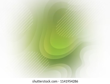 Dark Green vector pattern with narrow lines. Glitter abstract illustration with colored sticks. The pattern can be used for websites.