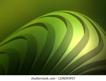Dark Green vector pattern with narrow lines. Lines on blurred abstract background with gradient. The pattern can be used for busines ad, booklets, leaflets