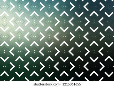 Dark Green vector pattern with narrow lines. Blurred decorative design in simple style with lines. Smart design for your business advert.