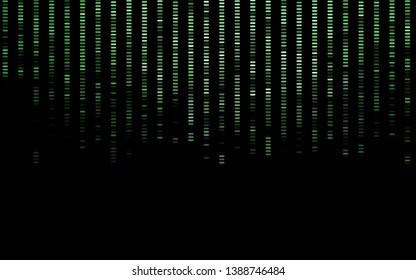 Dark Green vector pattern with narrow lines. Blurred decorative design in simple style with lines. Pattern for business booklets, leaflets.
