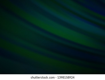 Dark Green vector pattern with narrow lines. Glitter abstract illustration with colored sticks. Pattern for business booklets, leaflets.