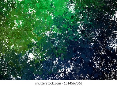 Dark Green vector pattern with random forms. Modern abstract illustration with colorful random forms. Simple design for your web site.
