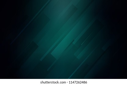 Dark Green vector pattern with sharp lines. Modern geometrical abstract illustration with Lines. Template for your beautiful backgrounds.