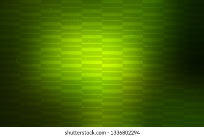Dark Green vector pattern with sharp lines. Colorful shining illustration with lines on abstract template. Best design for your ad, poster, banner.