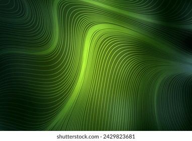 Dark Green vector pattern with sharp lines. Glitter abstract illustration with colorful sticks. Pattern for ads, posters, banners.