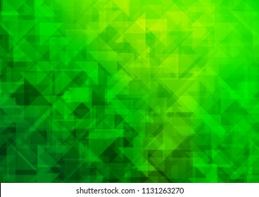 Dark Green vector polygon abstract polygon abstract. A vague abstract illustration with gradient. A new texture for your design.