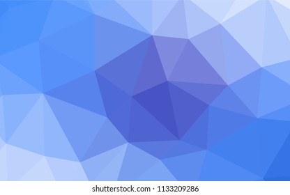 Dark Green vector polygon abstract background. Geometric illustration in Origami style with gradient.  Best triangular design for your business.