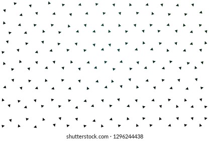 Dark Green vector  polygon abstract layout. Glitter abstract illustration with an elegant triangles. Polygonal design for your web site.