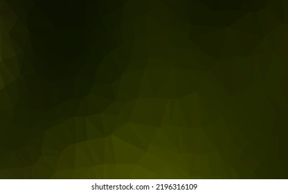 Fondo abstracto del polígono vector verde oscuro. Ilustración de color totalmente nueva en un estilo borroso con gradiente. Nuevo diseño para su negocio.