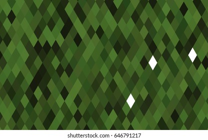 Dark Green vector polygon abstract template. Creative geometric illustration in Origami style with gradient. The template can be used as a background for cell phones.