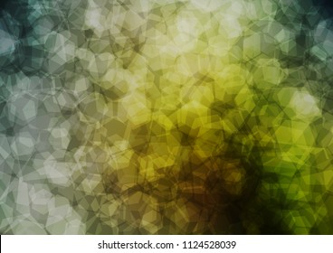 Dark Green vector polygonal background. Modern geometrical abstract illustration with gradient. A new texture for your design.