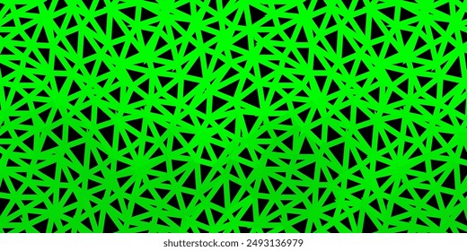 Dark green vector polygonal background. Elegant abstract illustration with gradient triangles. Your business gesign.