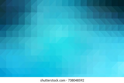 Dark Green vector polygonal background. Colorful abstract illustration with gradient. Brand-new style for your business design.