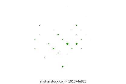 Dark Green vector polygonal illustration, which consist of hexagons. Hexagonal pattern for your business design. Geometric background in Origami style with gradient. 